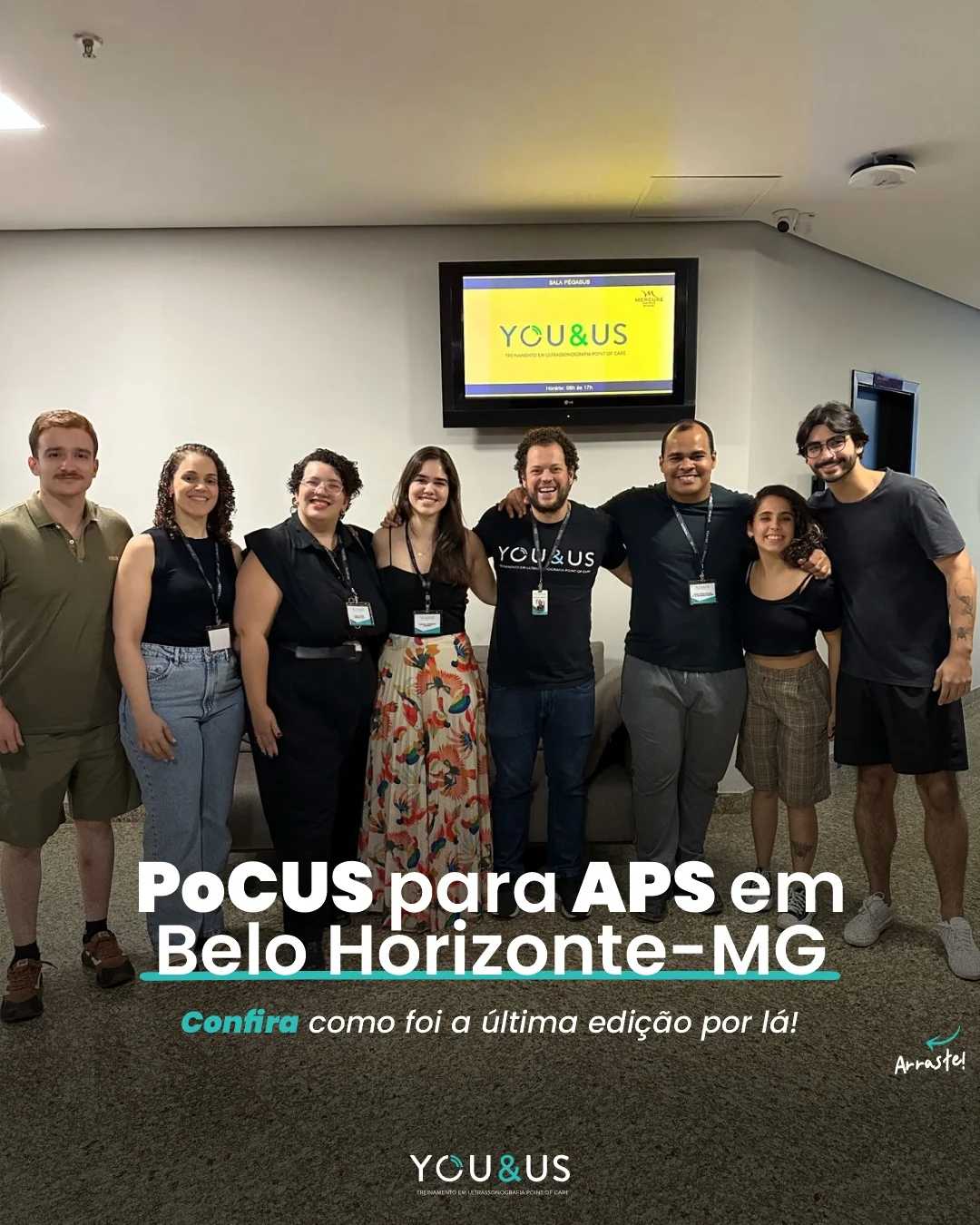 Turma do POCUS para APS em Belo Horizonte