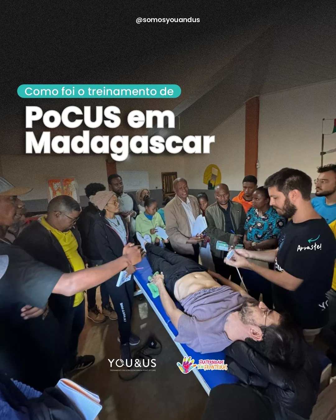 Treinamento de POCUS em Madagascar